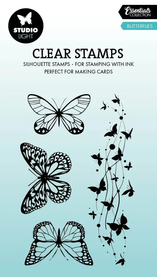 Studio Light Essentials Butterflies Stempel Schmetterling 62x93 mm