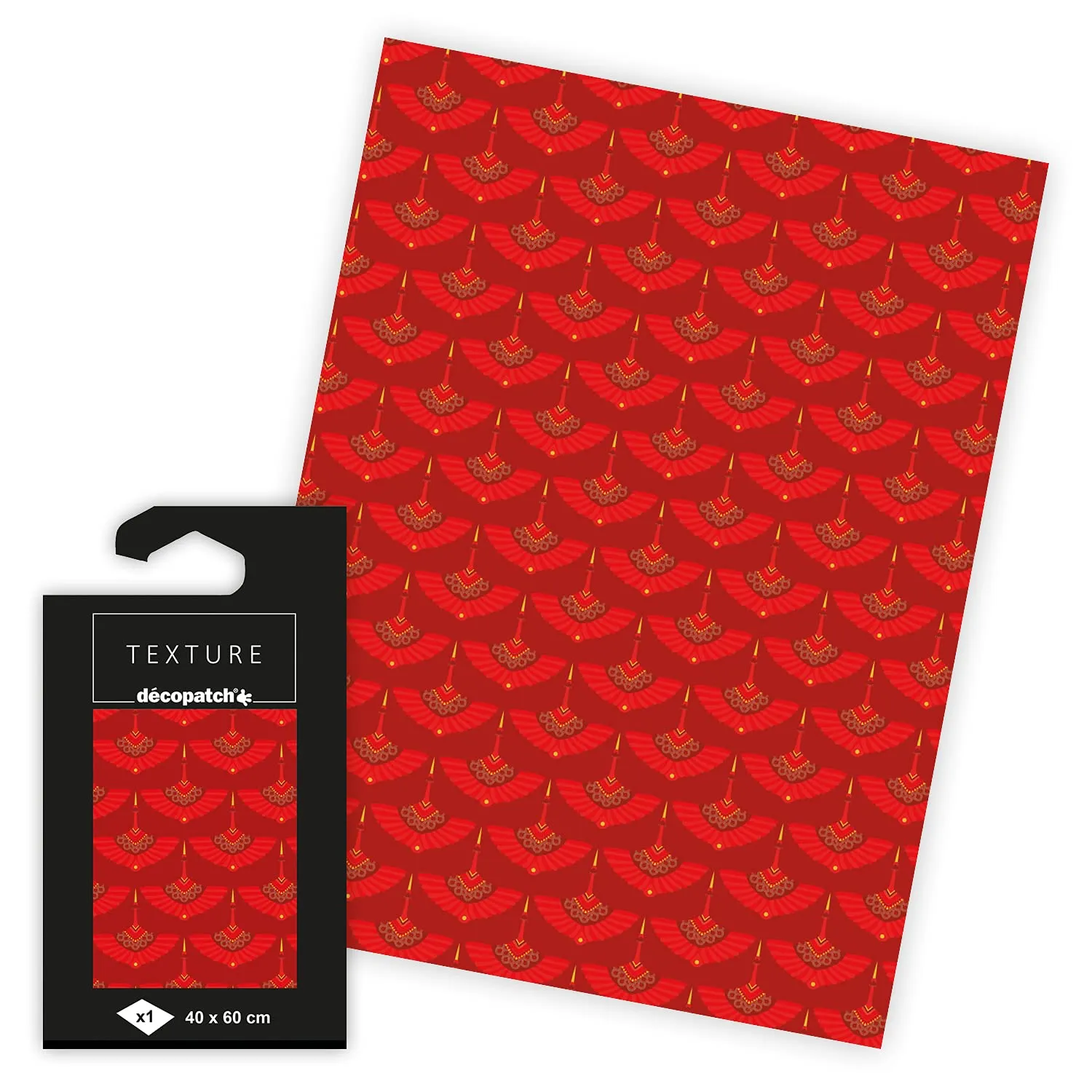 décopatch TD815C Décopatch-Papier Pfau 40x60cm 1 Bogen