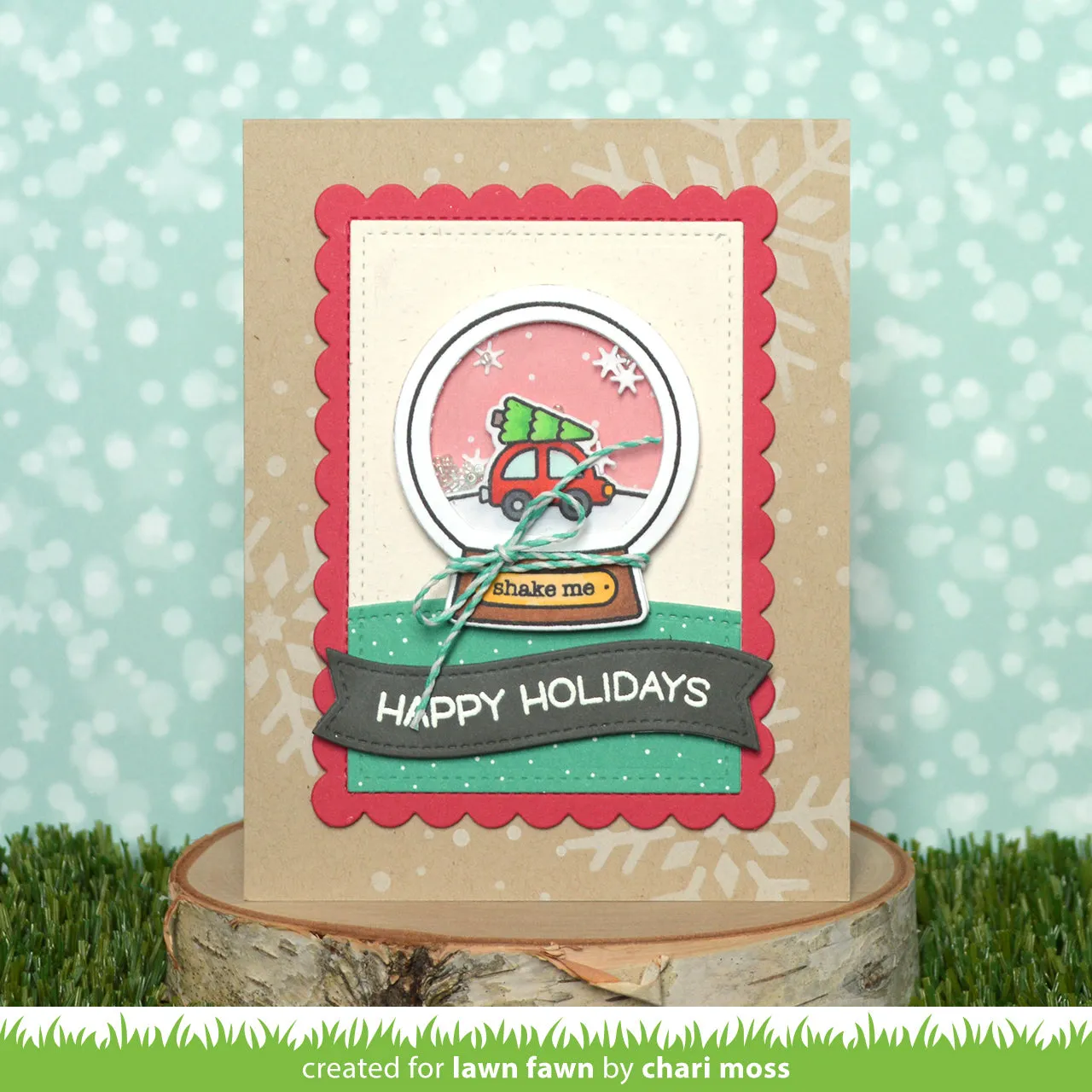 Lawn Fawn Lawn Cuts Snow Globe Scenes Stanzschablonen Shaker