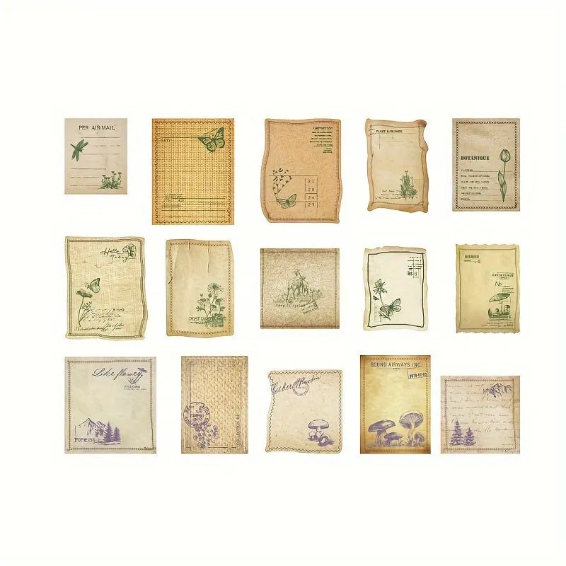 Ieebee Retroism Coffee Diary Papier Set 30 Blatt Vintage