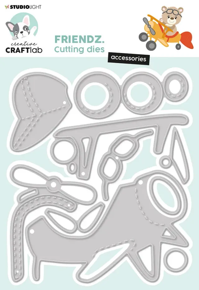 StudioLight Creative Craftlab Airplane Accessoires Stanzschablone
