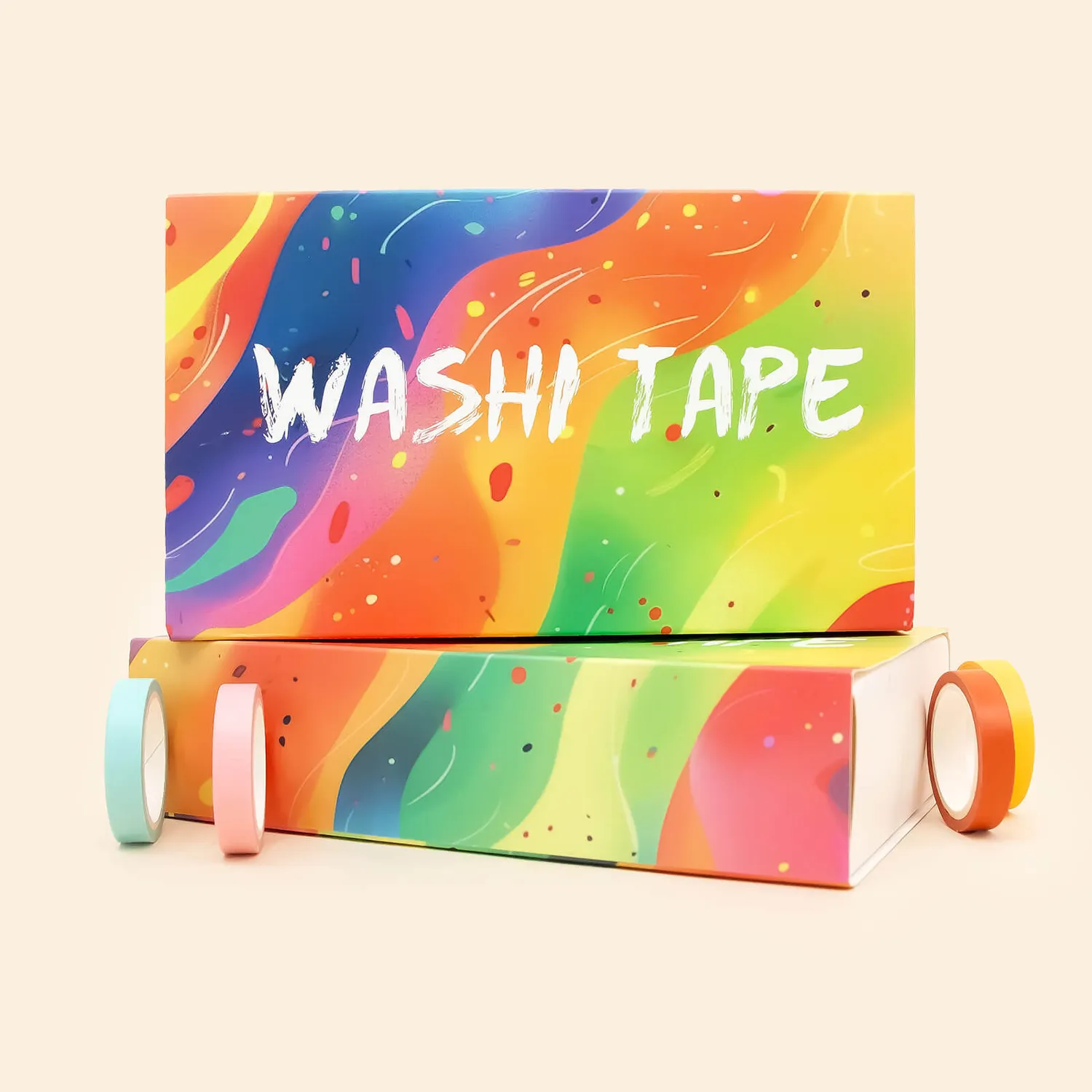 Ieebee Slim Washi Tape Set 40 Rollen 10 mm