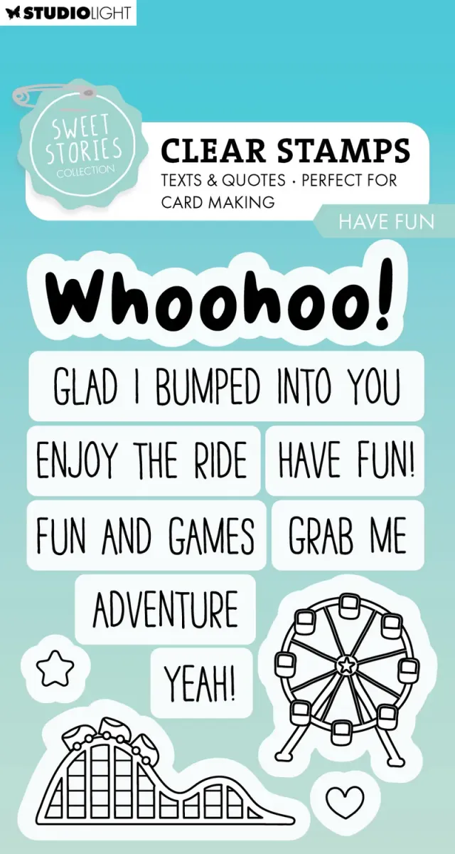 StudioLight Sweet Stories Stempel Have Fun Sprechblasen