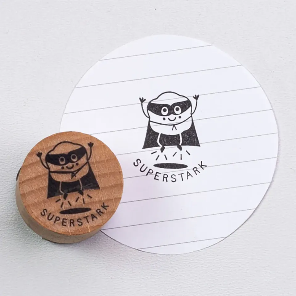 Perlenfischer Superstark Stempel Lehrerstempel 21x27 mm