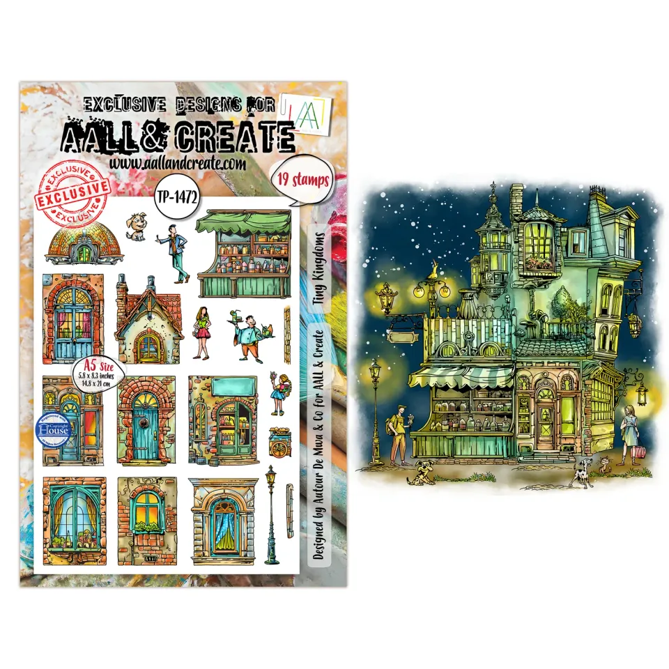 AALL and Create TP-1472 Tiny Kingdoms Stempel A5 19 Motive
