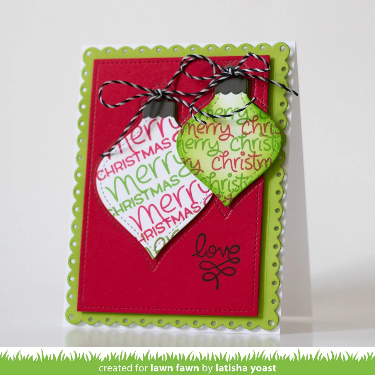 Lawn Fawn Stitched Ornaments Lawn Cuts Stanzen Weihnachten