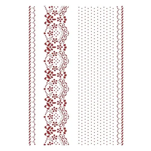 Stamperia Provence KSG492 Schablone A4 Provence Borders