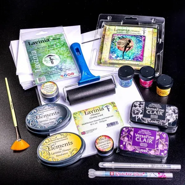 Lavinia-Stamps Gel Press Starter Kit Gelplatten-Set
