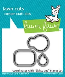 Lawn Fawn Lights Out Stanzen Glühbirne Sterne