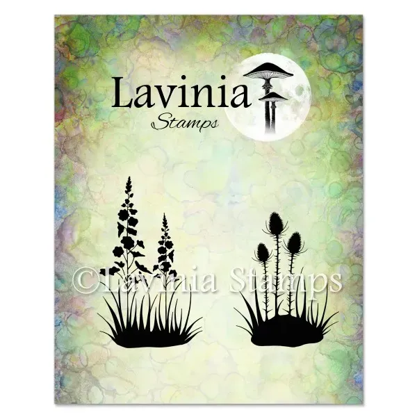 Lavinia Stamps Silhouette Foliage Set Stempel Blätter