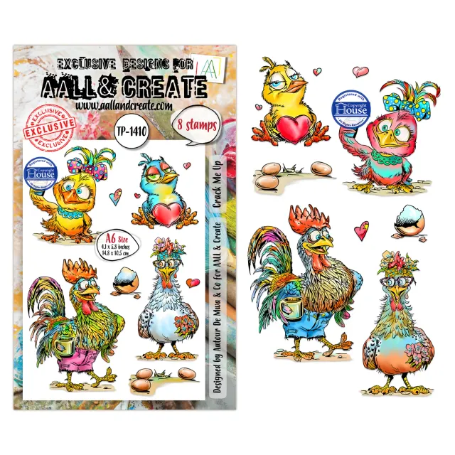 AALL and Create TP-1410 Stempelset Crack Me Up A6 klar