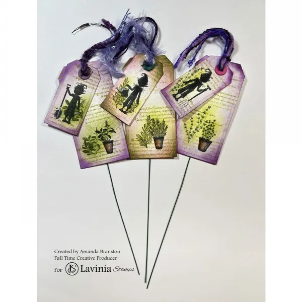 Lavinia-Stamps Rosemary & Thyme Pots Stempel Kräutertöpfe