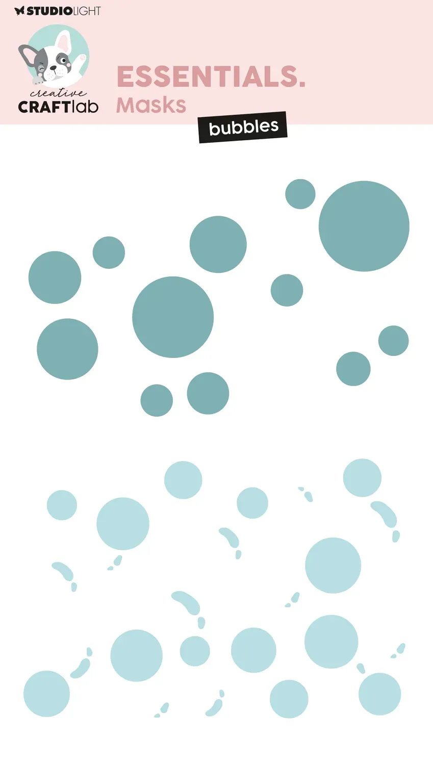 Creative Craftlab Essentials Bubbles Maske Blasenmuster