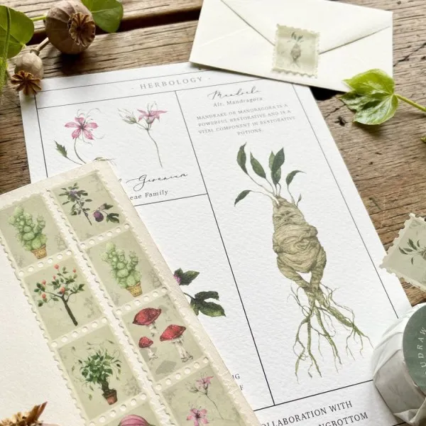 Lavinia Stamps Herbology Washi Tape botanisch
