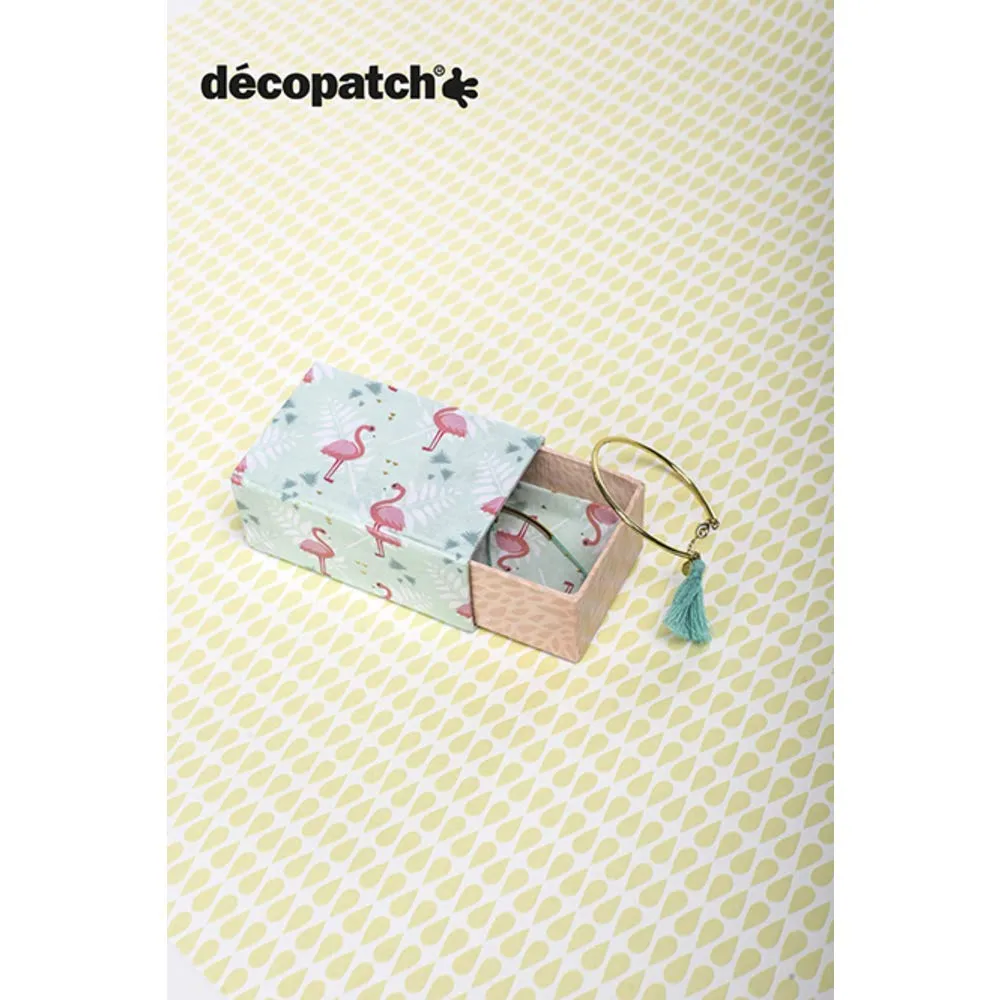 Décopatch BT041C Streichholz-Box Herz Pappmaché M