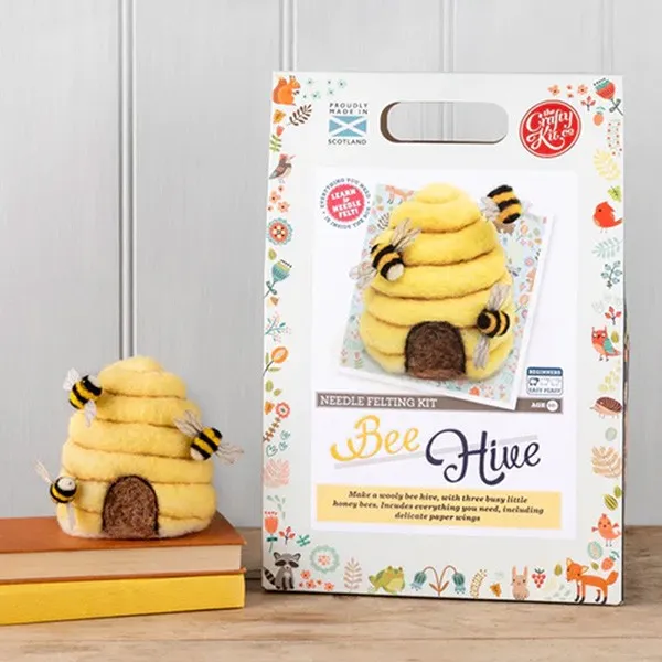 Lavinia Stamps Bee Hive Nadelfilzset Wolle