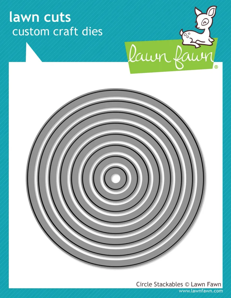 Lawn Fawn Circle Stackables Lawn Cuts Stanzschablone 8-teilig