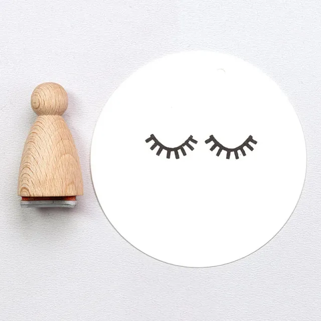 Perlenfischer Wimpernschlag Stempel 8 x 18 mm Mini