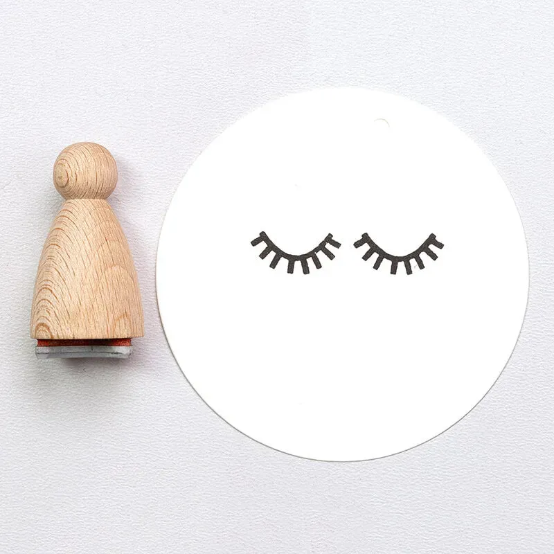 Perlenfischer Wimpernschlag Stempel 8 x 18 mm Mini