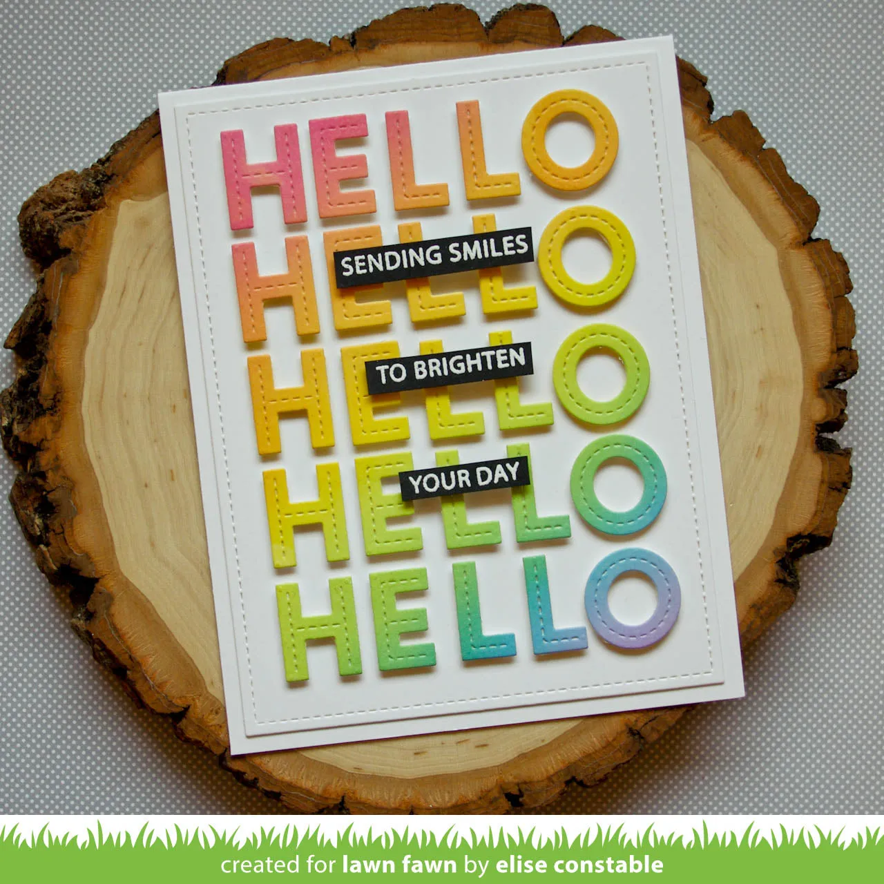Lawn Fawn Oliver's Stitched ABCs LF2261 Stanzen Nähnaht