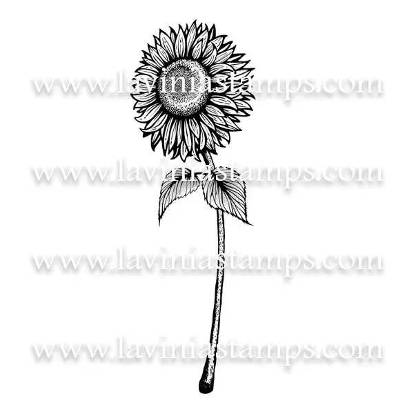 Lavinia Stamps Sunflower 2 Digitaldruck Download