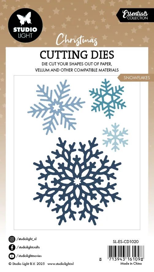 StudioLight Essentials Snowflakes Stanzschablone Schneeflocken