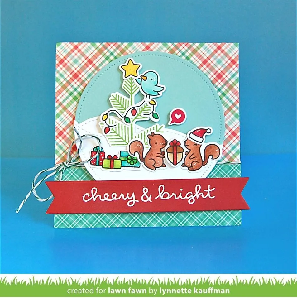 Lawn Fawn Large Dotted Circle Stackables Stanzschablone 4tlg