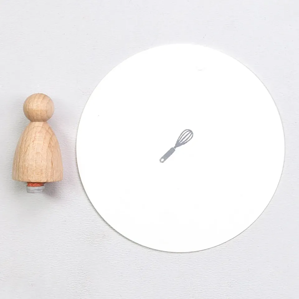 Perlenfischer Stempel Schneebesen klein 13,6 mm