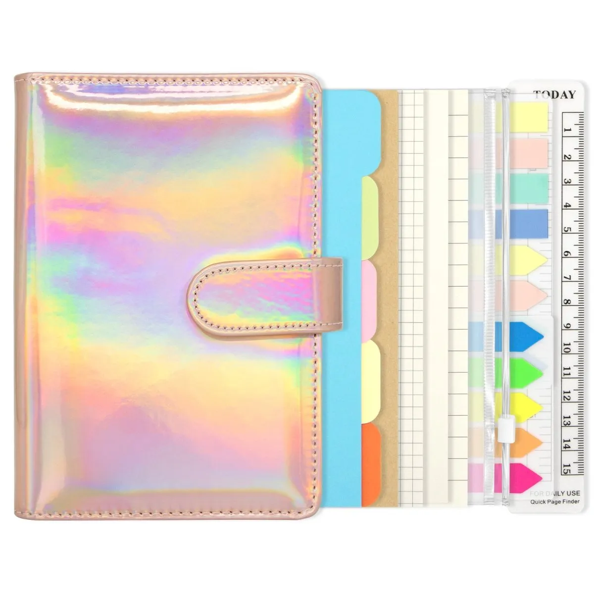 Ieebee Silver Moon Dream Notizbuch A6 Silber Scrapbook