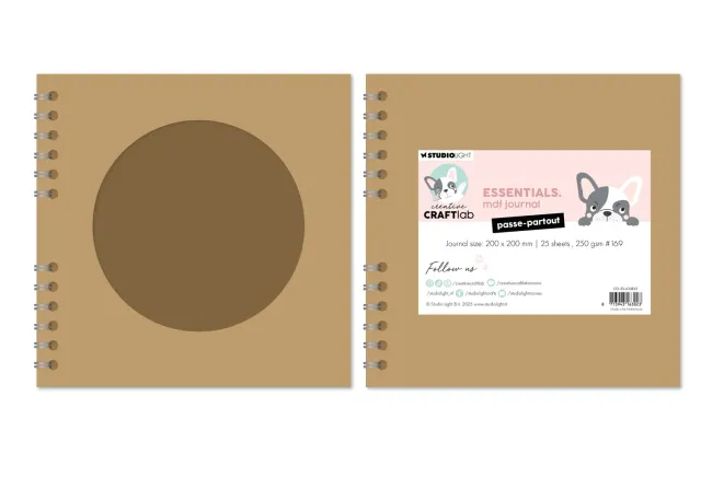Creative Craftlab Essentials MDF-Journal Passe-partout Rohling