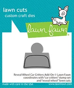 Lawn Fawn Reveal Wheel Car Critters Add-on Stanze