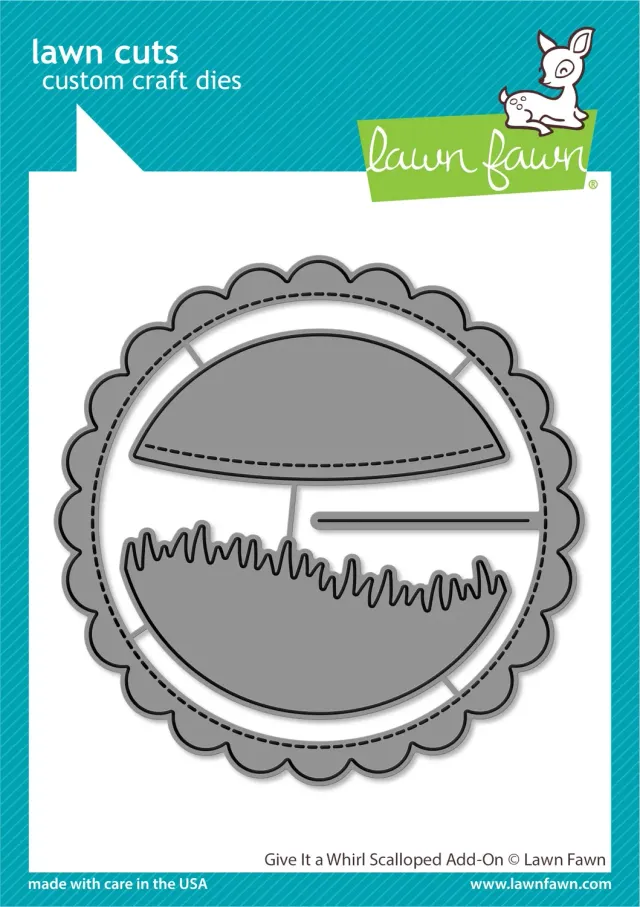 Lawn Fawn Give It a Whirl LF3367 Stanzschablonen Scalloped