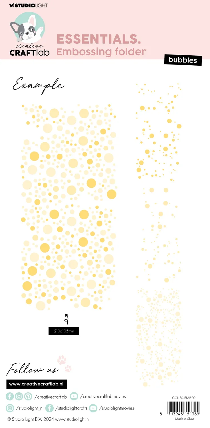 Creative Craftlab Essentials Bubbles Prägefolder Blasen