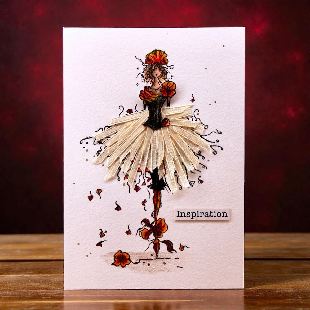 AALL and Create TP-1400 Pirouette of Petals Stempel A6 klar