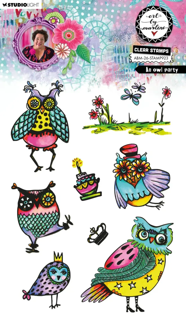 Art by Marlene 2026 Klarsichtstempel An Owl Party