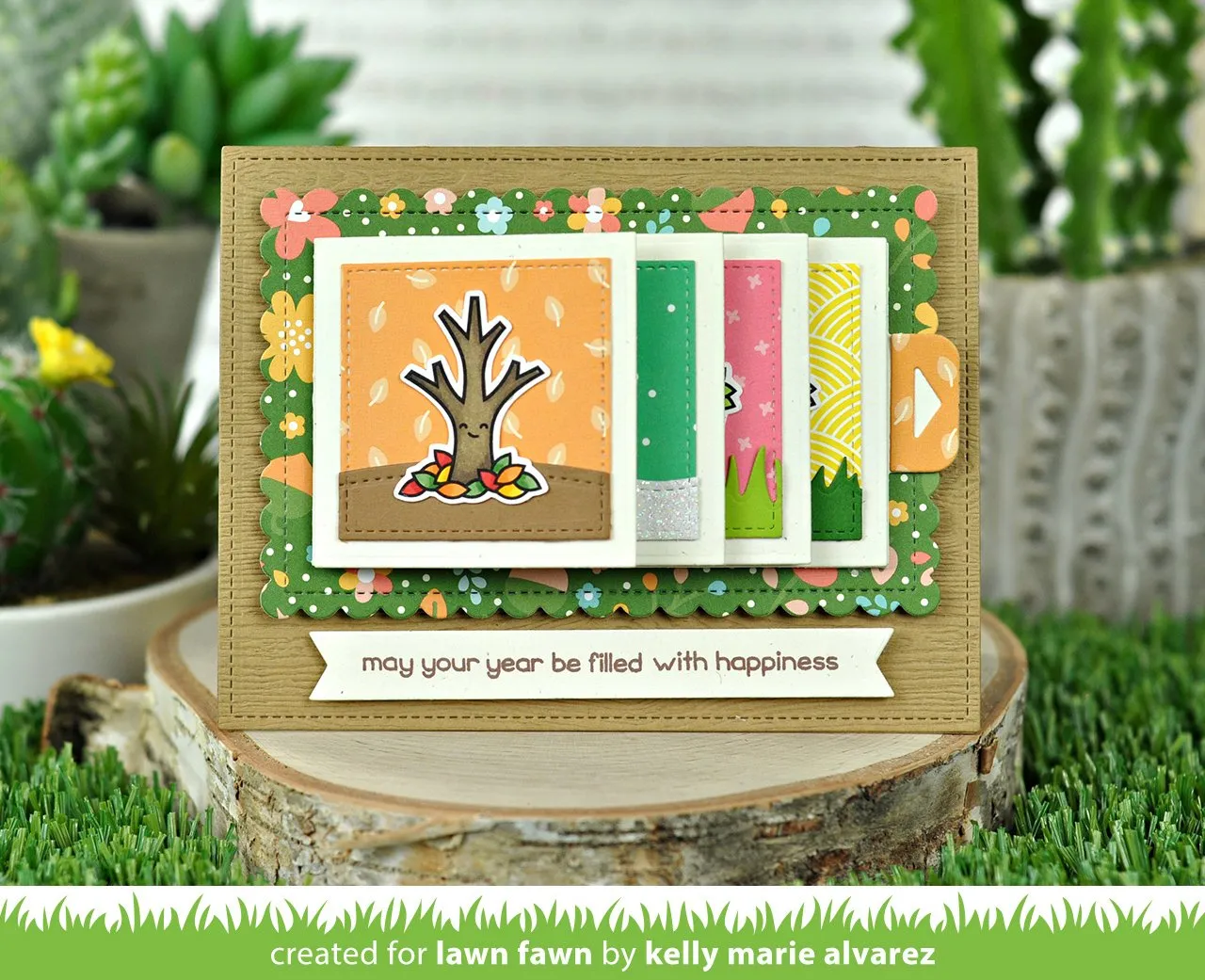 Lawn Fawn Flippin' Awesome Lawn Cuts Stanzen interaktiv