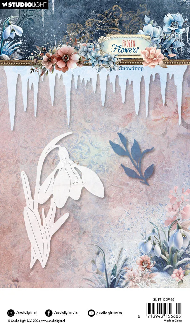 StudioLight Frozen Flowers Stanzschablone Snowdrop