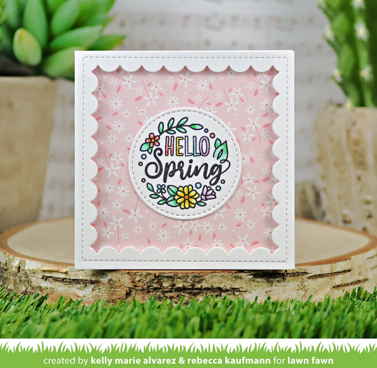 Lawn Fawn Magic Spring Messages Stempelset Frühlingssprüche