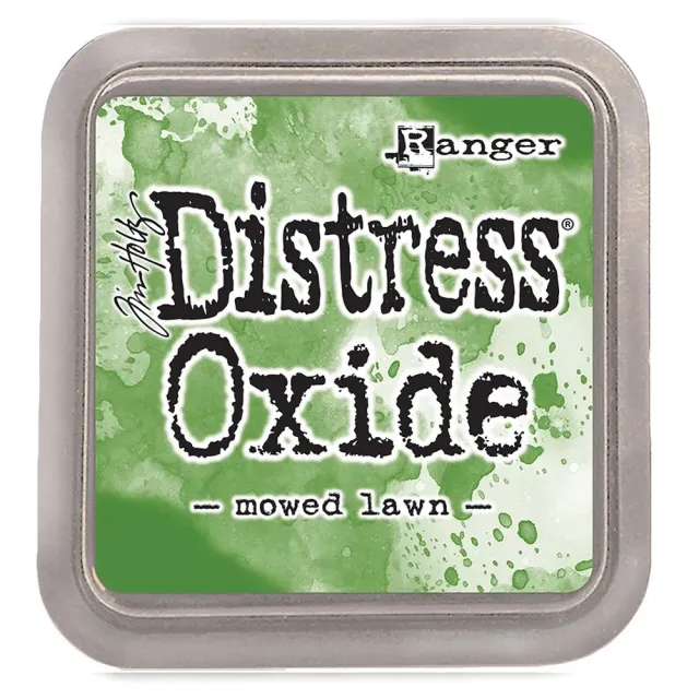 Distress Oxide Mowed Lawn Stempelkissen Grün 7,6cm