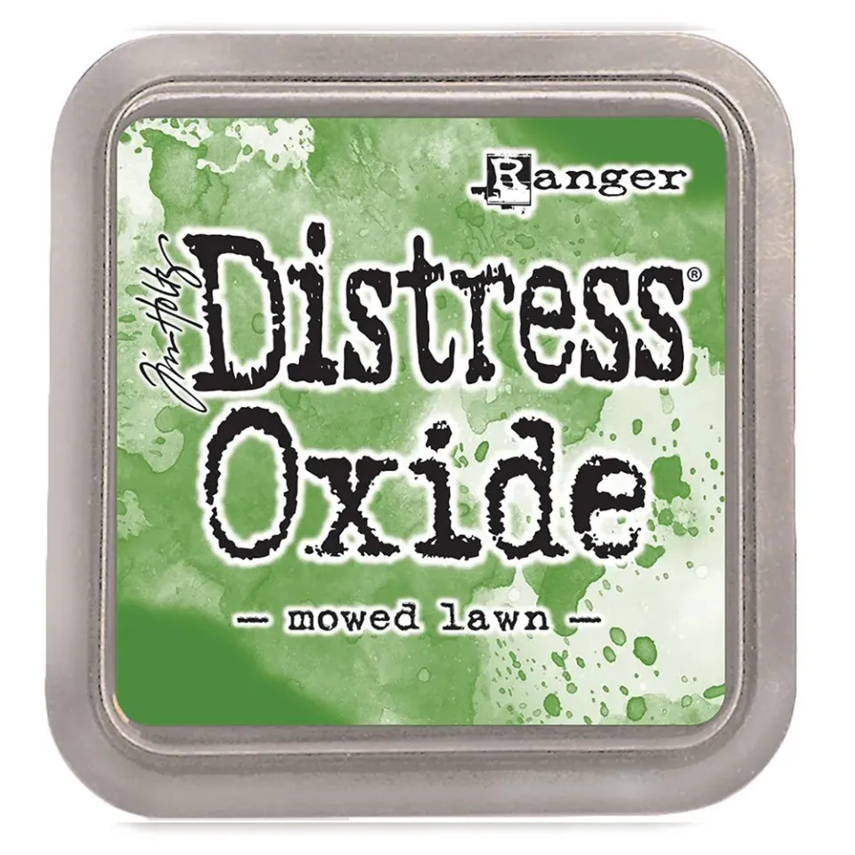 Distress Oxide Mowed Lawn Stempelkissen Grün 7,6cm