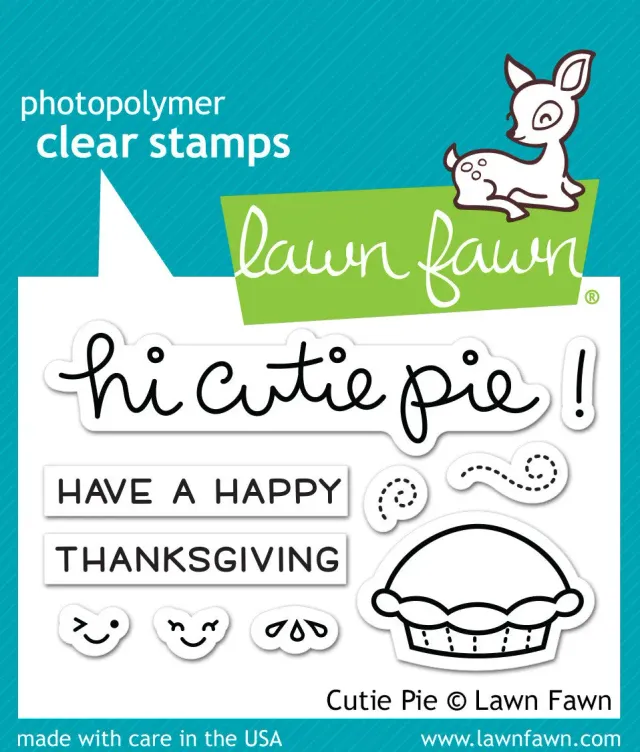 Lawn Fawn Cutie Pie Clear Stamps Motivgröße 1" Kuchen