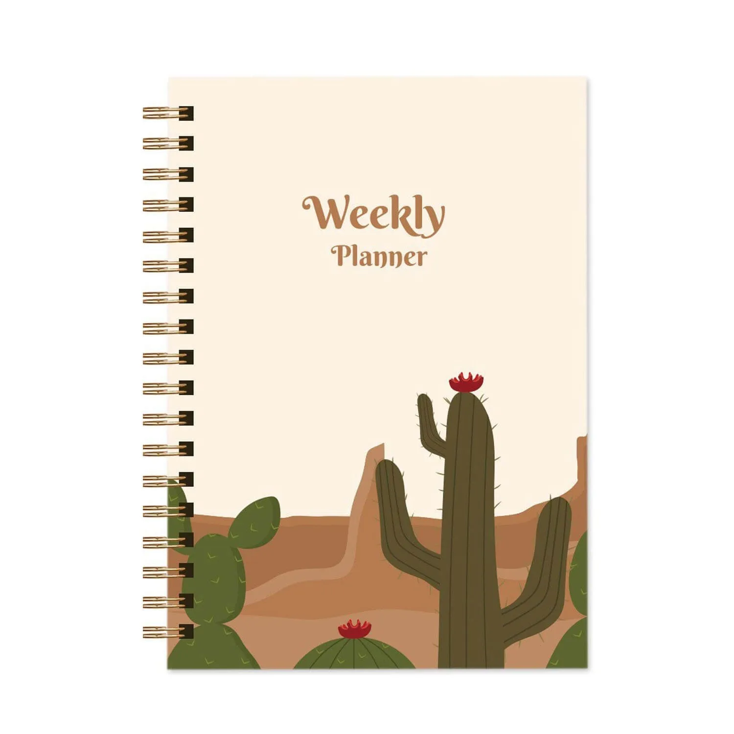 Ieebee Desert Blossom Wochenplaner A5 Cactus Green Woche