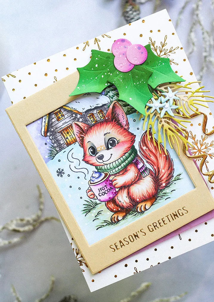 StudioLight Essentials Hot Cocoa Clear Stempel Winter
