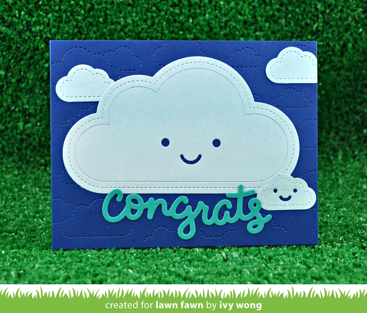 Lawn Fawn Stitched Cloud Frames Stanzen Wolken