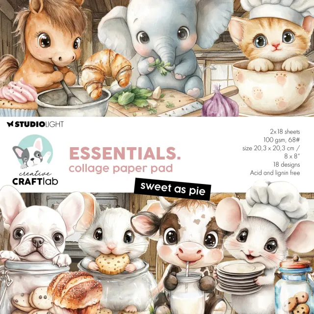 StudioLight Creative Craftlab Sweet as pie Collageblock 36 Blatt