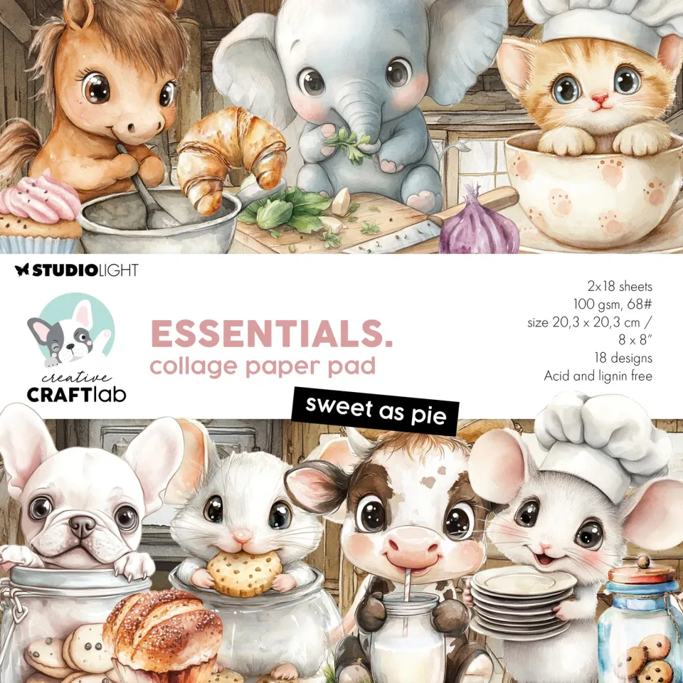 StudioLight Creative Craftlab Sweet as pie Collageblock 36 Blatt