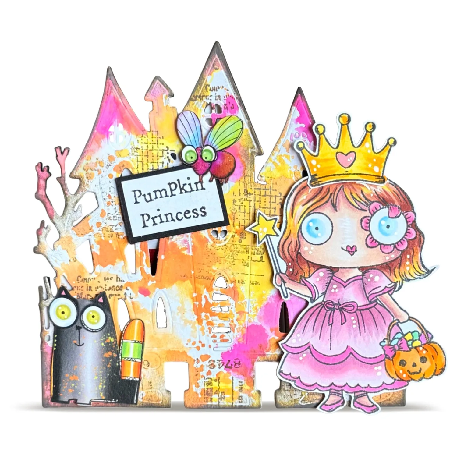 AALL and Create TP-1423 Pumpkin Princess Stempelset A7 Halloween