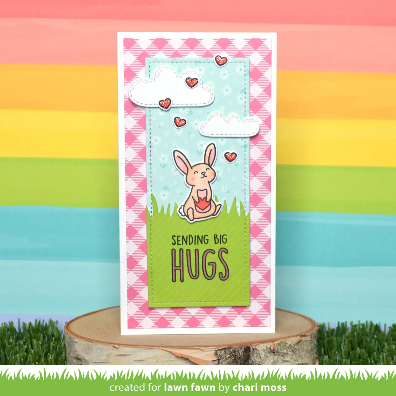 Lawn Fawn Better Days Stempelset Hase Genesung
