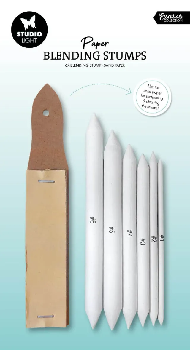 StudioLight Essentials Papierwischer 6er Set mit Schleifpapier