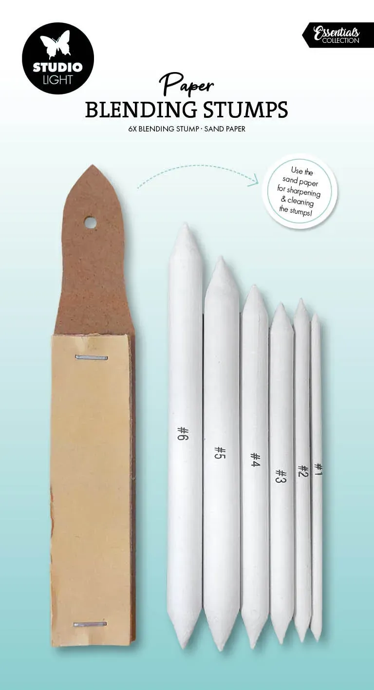 StudioLight Essentials Papierwischer 6er Set mit Schleifpapier